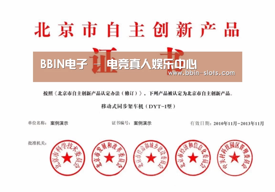 BBIN真人荣誉证书四(图1)